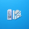 Stationery set, ruler, protractor, set square, student drawing tool set Specification image